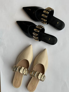 Flats Beige Media Luna Mentha Mia E1003