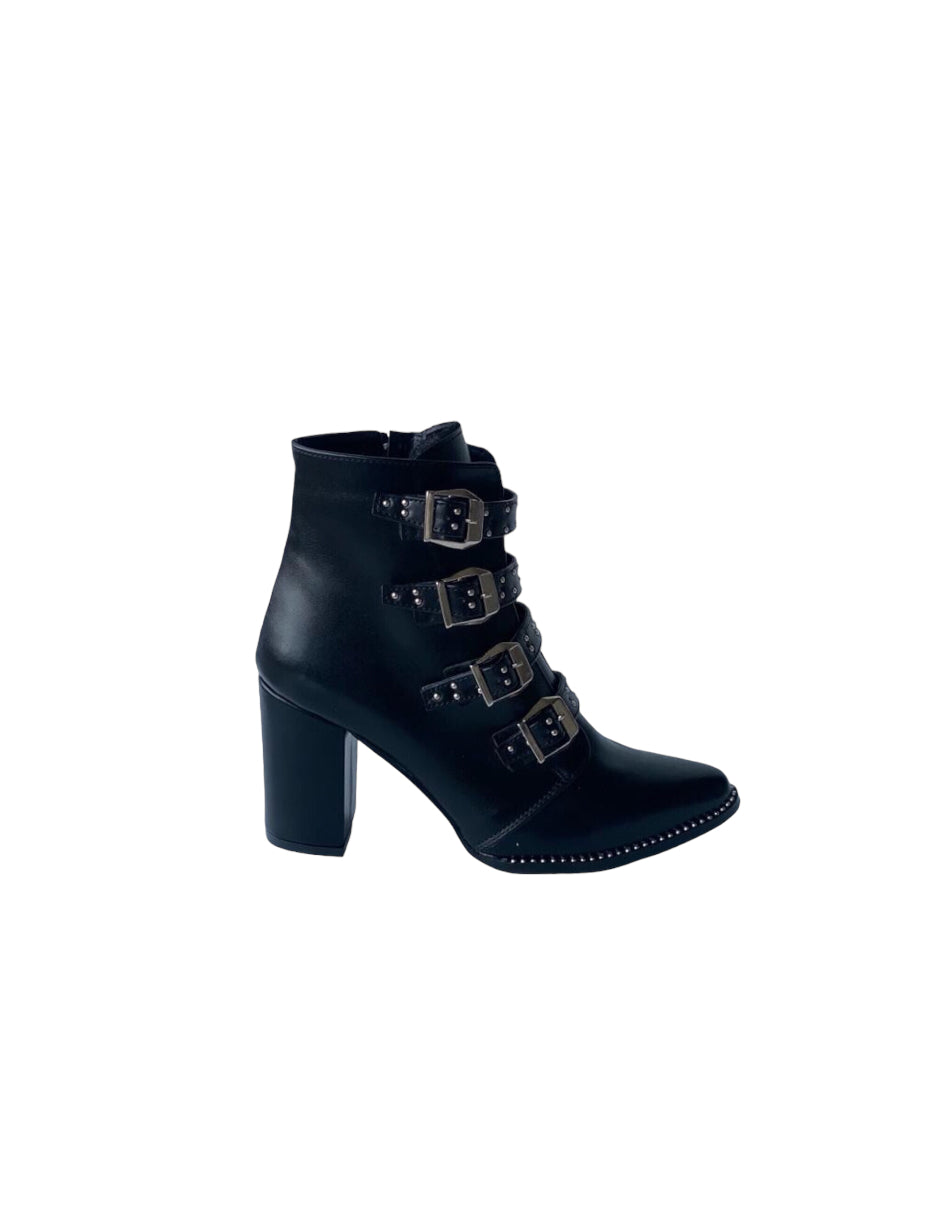 Botín Tokio Mentha Mia Negro Estoperol 852