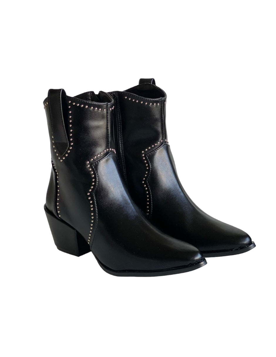 Botín Dallas Mentha Mia Negro Estoperol 850