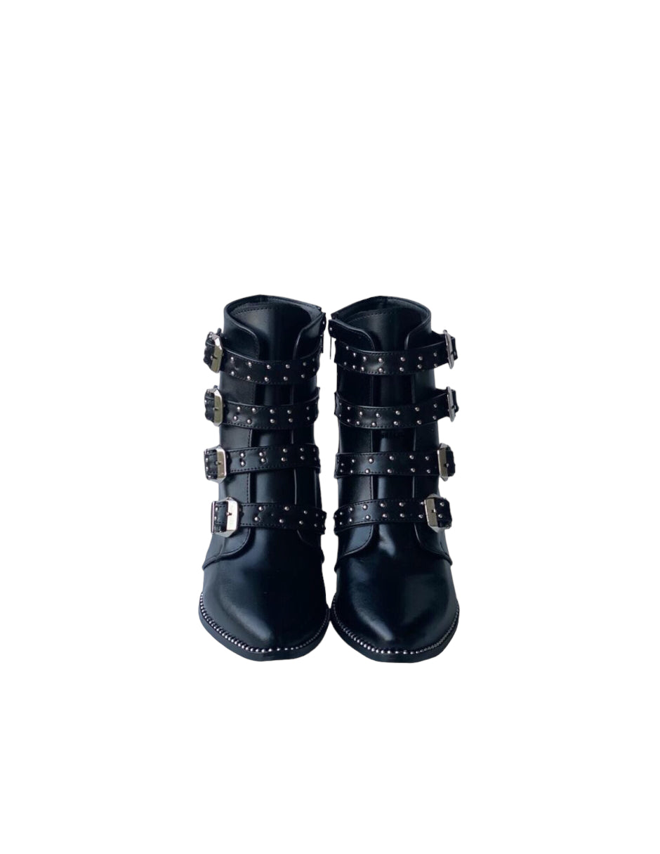 Botín Tokio Mentha Mia Negro Estoperol 852